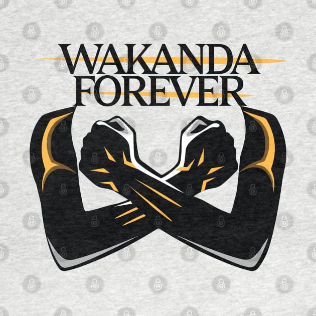 wakanda forever black panther by Digifestas